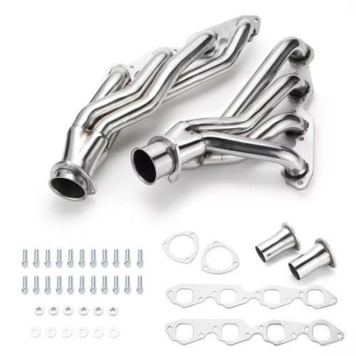 MAX-569124 Exhaust Manifold Exhaust Header For Chevy Car 396 402 427 454 Elite Shorty Steel Thermal Coated