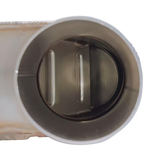 MAX-569469 Muffler 2.5" Offset Inlet/2.5" Center Outlet OUT OF STEEL/ Auto Exhaust system/Exhaust pipe