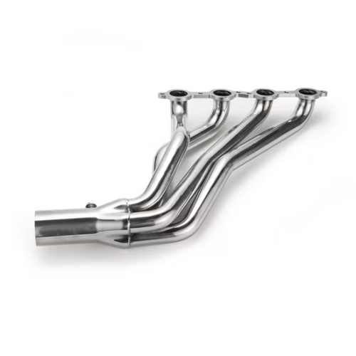 MAX-569261 Exhaust Manifold Exhaust Header Kit With Gasket Compatible for Chevy GMC 2007-2014 4.8L 5.3L 6.0L Long Tube Stainless Steel Headers