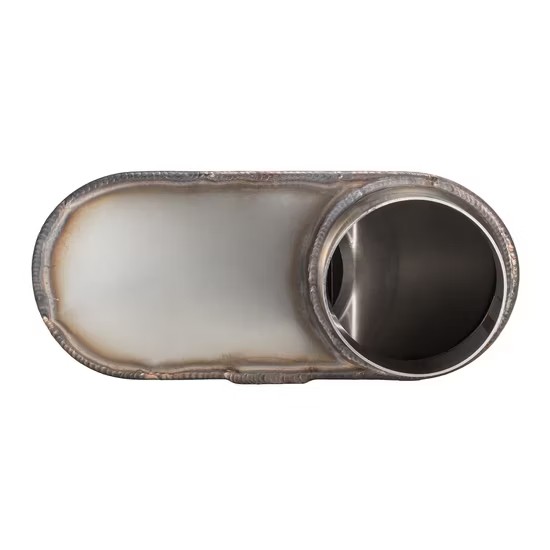 MAX-569476 Muffler 3" Offset Inlet/3" Offset Outlet OUT OF STEEL/ Auto Exhaust system/Exhaust pipe