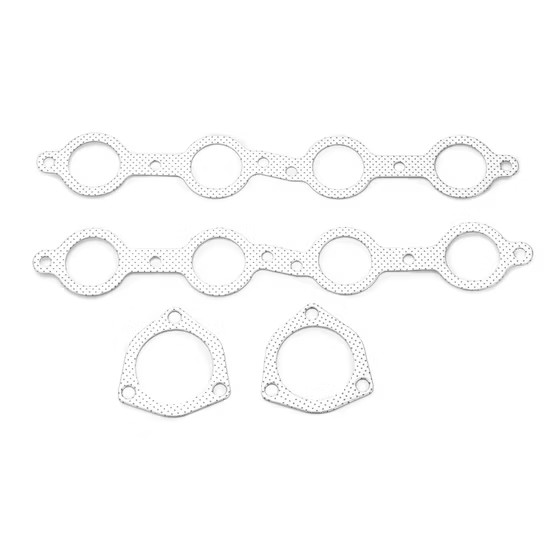 MAX-569162 Exhaust Header &nbsp;Manifold Kit With Gasket &amp; Bolts &amp; Nuts Compatible For CHEVY LS1 LS2 LS3 LS6 LS7 SHORTY CHEVELLE CAMARO