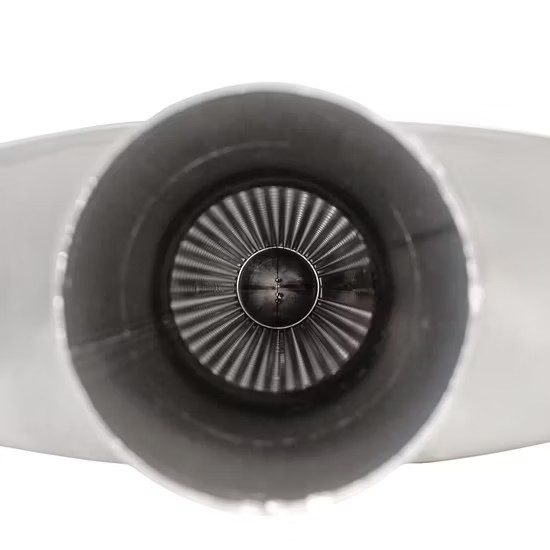 MAX-569520 Muffler 2.5" Center Inlet/2.5"x2 Offset Outlet OUT OF Stainless steel/ Car Exhaust/Ehaust Pipe/Tailpipe