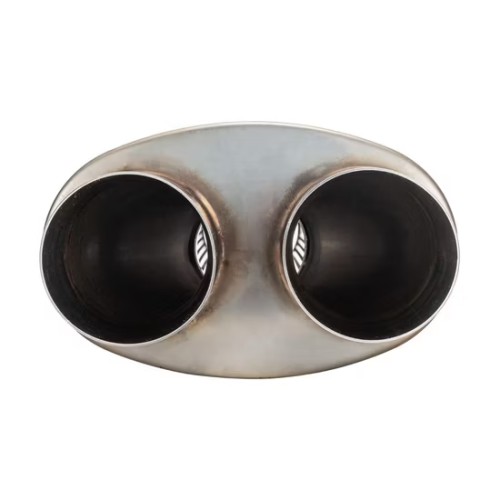 MAX-569544 &nbsp;Muffler 3" Center Inlet/3"x 2 Offset Outlet OUT OF Stainless steel/ Car Exhaust/Exhaust Pipe/Tailpipe/Cylinder muffler