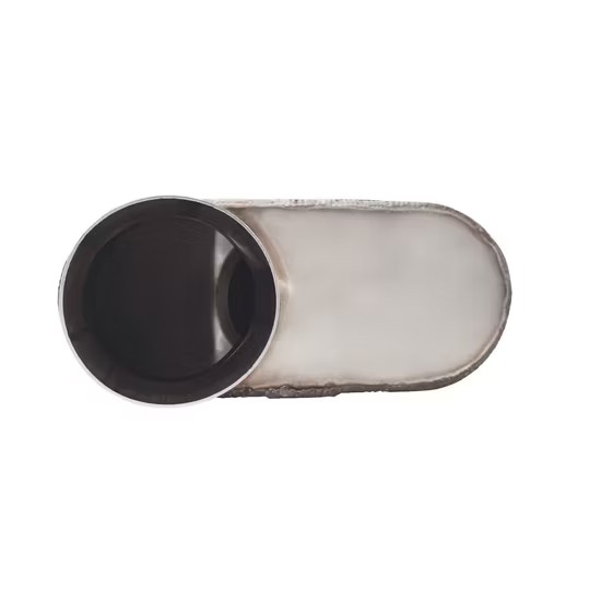 MAX-569513 Muffler 3" Offset Inlet/3" Offset Outlet OUT OF Stainless steeL/ Auto Exhaust/ Reversible Design