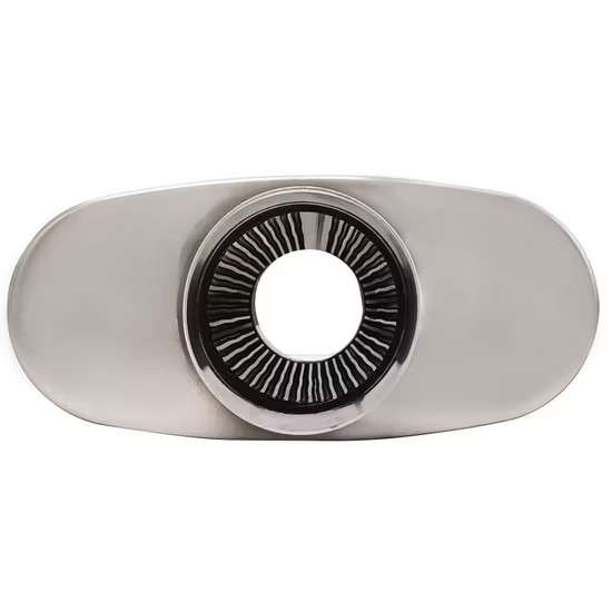 MAX-569568 Universal Muffler 3" Center Inlet/3" Center Outlet OUT OF STEEL/ Auto Exhaust/ Reversible Design