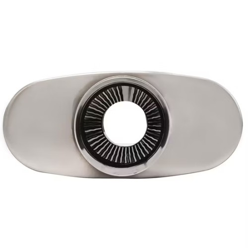 MAX-569568 Universal Muffler 3" Center Inlet/3" Center Outlet OUT OF STEEL/ Auto Exhaust/ Reversible Design