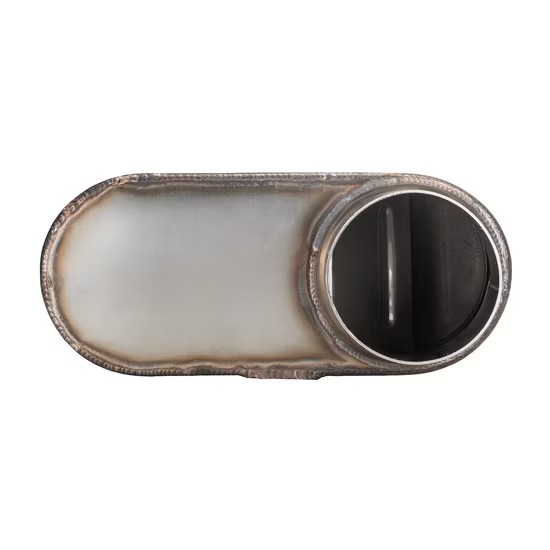 MAX-569476 Muffler 3" Offset Inlet/3" Offset Outlet OUT OF STEEL/ Auto Exhaust system/Exhaust pipe