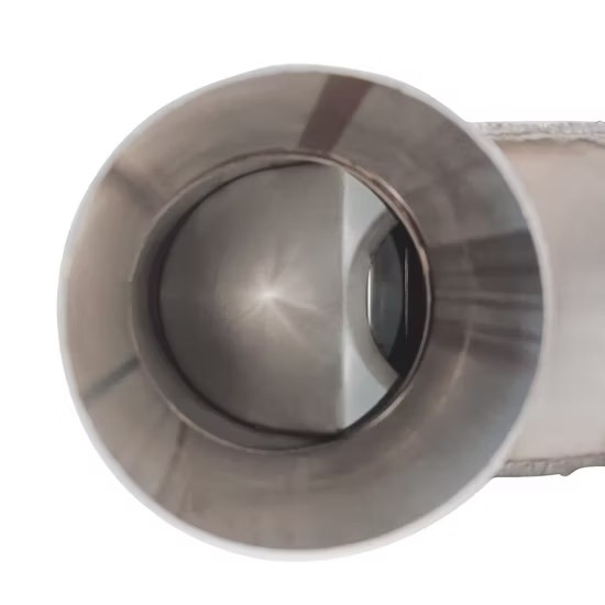 MAX-569513 Muffler 3" Offset Inlet/3" Offset Outlet OUT OF Stainless steeL/ Auto Exhaust/ Reversible Design