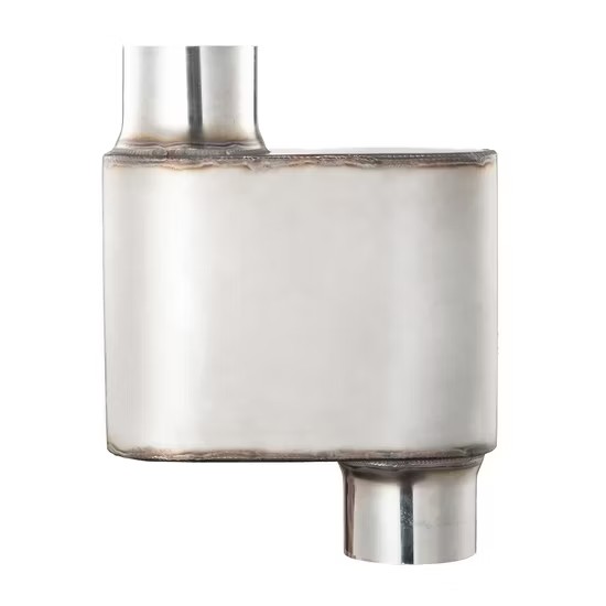 MAX-569476 Muffler 3" Offset Inlet/3" Offset Outlet OUT OF STEEL/ Auto Exhaust system/Exhaust pipe