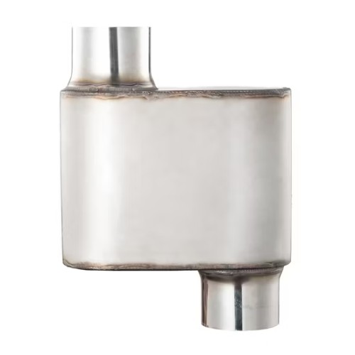 MAX-569476 Muffler 3" Offset Inlet/3" Offset Outlet OUT OF STEEL/ Auto Exhaust system/Exhaust pipe